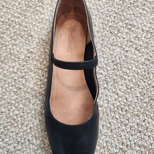 Madewell GRETA ballet flat in black size 7.5